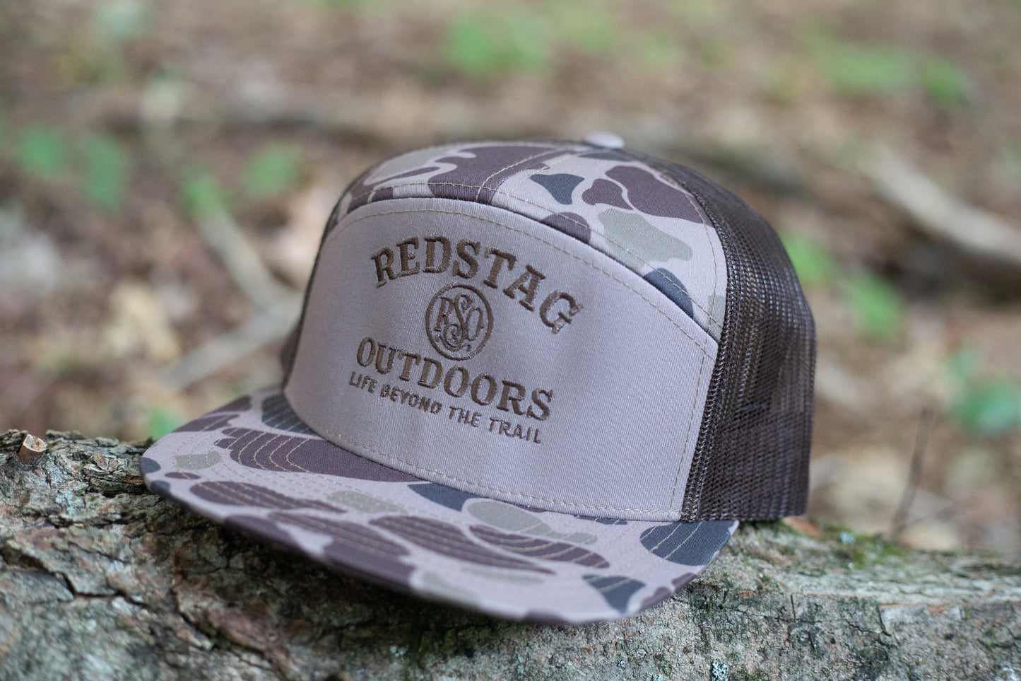 RSO Camouflage Seven Panel Trucker Hat
