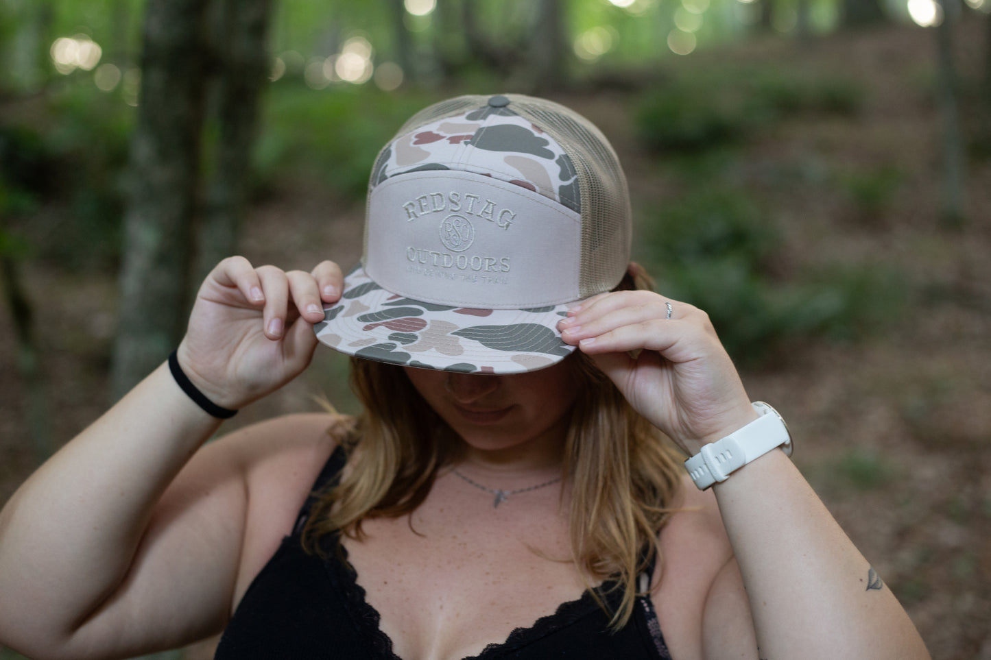 RSO Camouflage Seven Panel Trucker Hat
