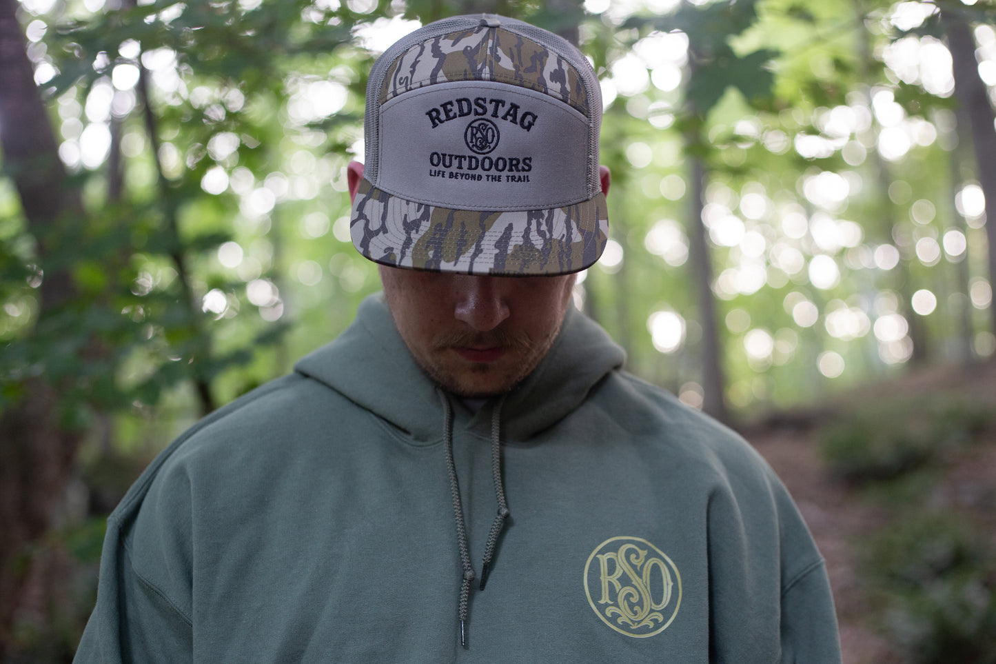 RSO Camouflage Seven Panel Trucker Hat