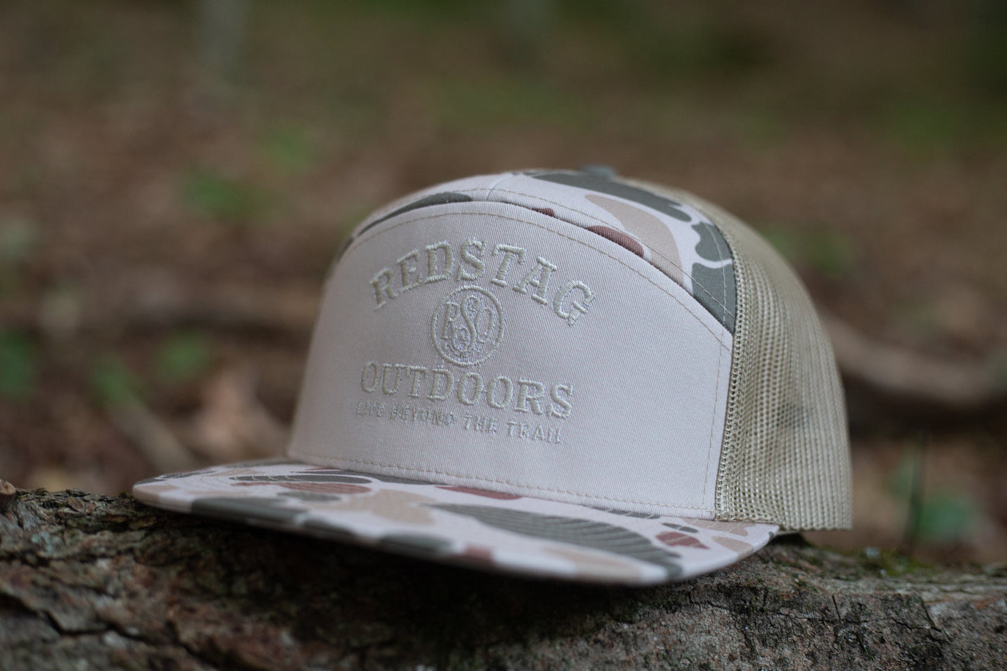RSO Camouflage Seven Panel Trucker Hat