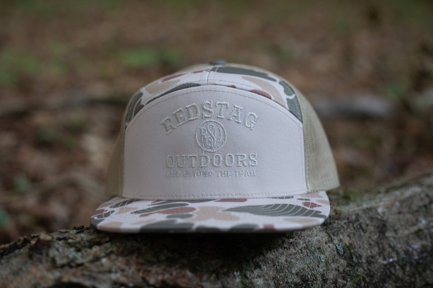 RSO Camouflage Seven Panel Trucker Hat